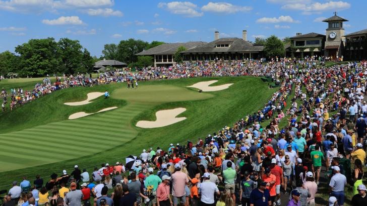 The 18th hole at Muirfield Village